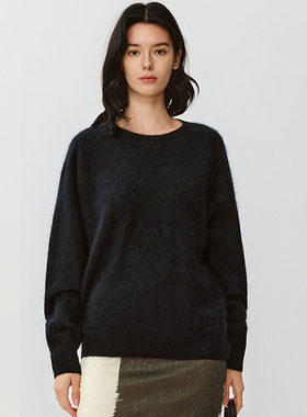 VIVIDINI 羊绒羊毛拉毛针织衫