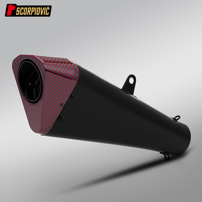 摩托车排气管改装 T145尾段通用 CB500F 赛800 ZX10R 500RR MT09