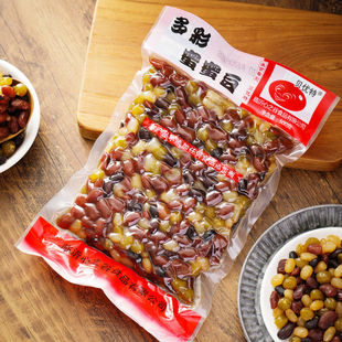 即食贝优特多彩豆五彩豆300g奶茶店烘焙店馅料甜蜜豆家庭装