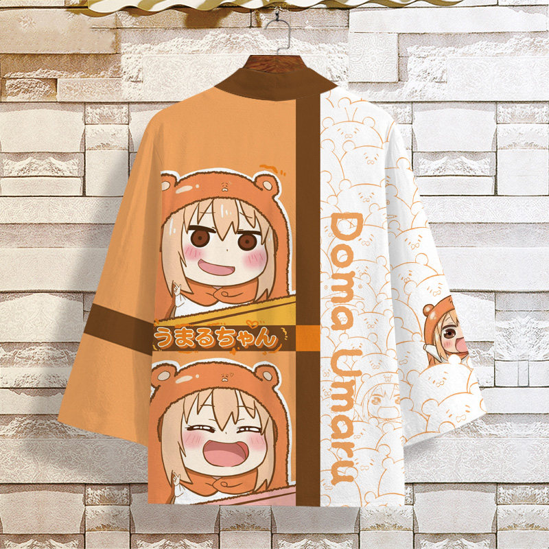 干物妹小埋日系复古道袍和服衬衫男披风外套土间埋cos痛衣服秋季