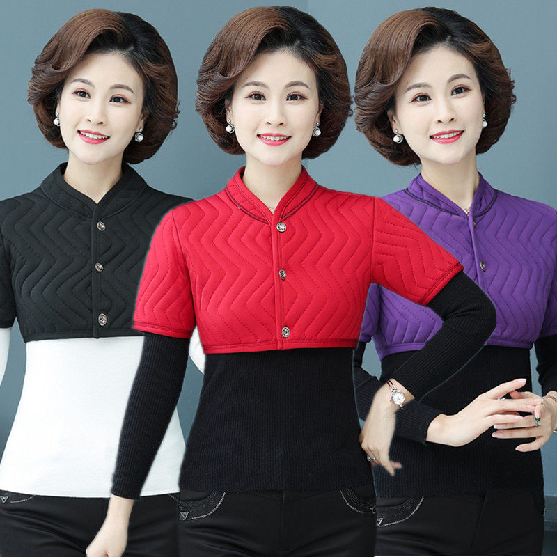 秋冬季中老年护肩女坎肩防寒睡觉保暖纯色护肩膀护颈椎驼绒棉马甲