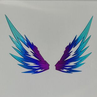 摩动核曹仁 曹仁武器配件 光翼特效件 主翼H1一对 零件 模型补件