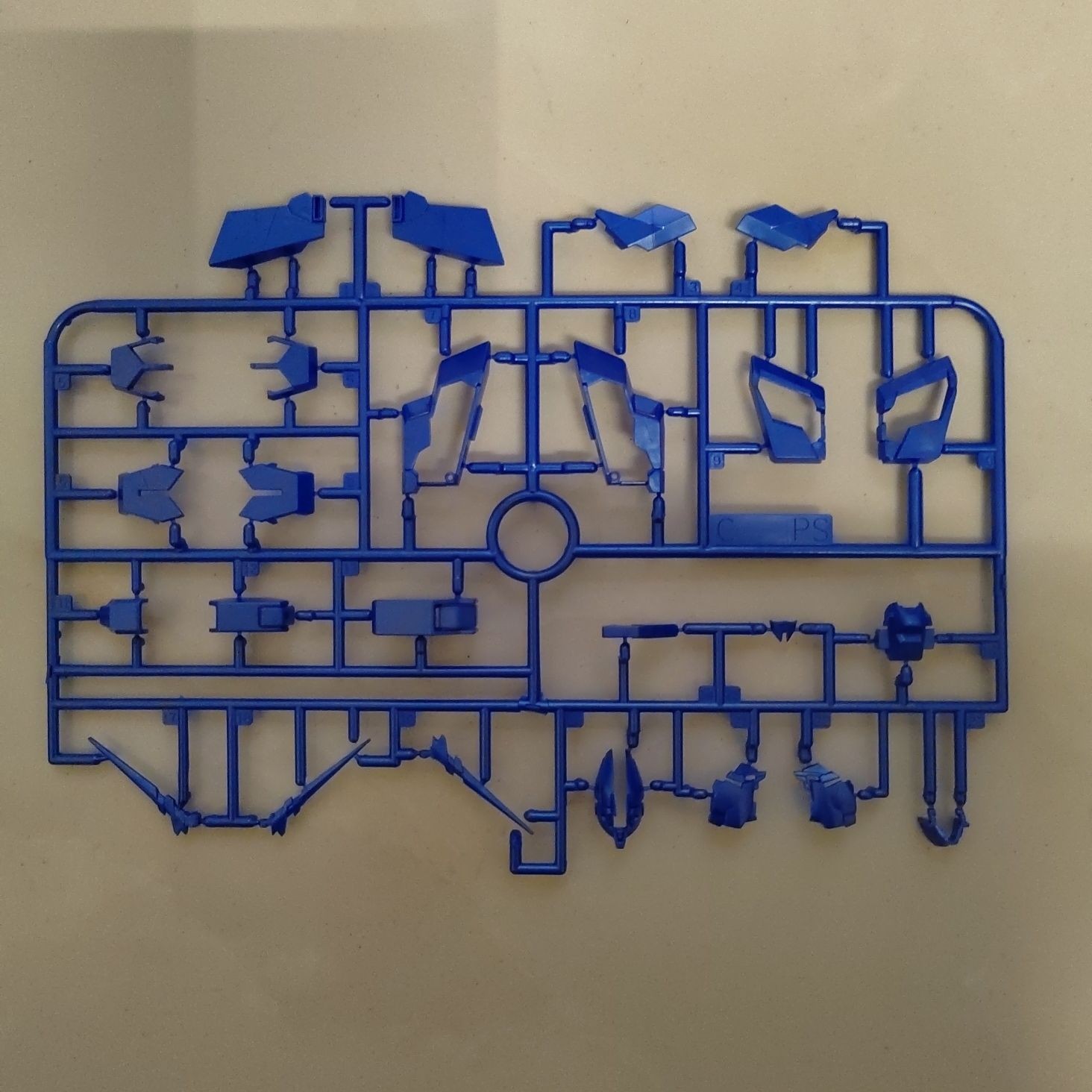 6656 MG 完美独角兽 板件补新整板 C板 蓝色全新 拼装模型补件