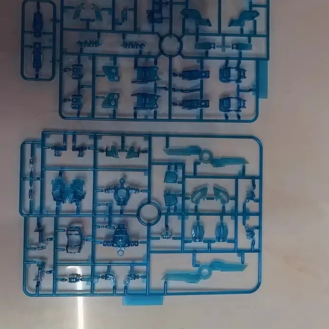 大班 6656  MG 1:100 完美独角兽 蓝色骨架 AB板 板件全新