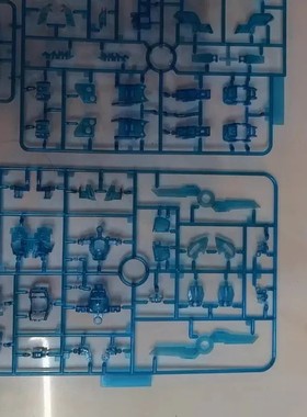 大班 6656  MG 1:100 完美独角兽 蓝色骨架 AB板 板件全新