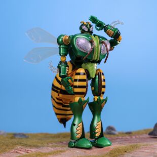 新品 ROBOT D02黄蜂勇士D系列超能勇士变形玩具模型 TOYS