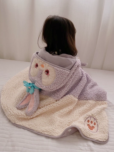 Дисней, детская накидка, зимнее милое одеяло, плащ с капюшоном