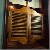 美式 乡村实木百叶门走廊腰门栅栏隔断门酒吧门厨房卫生间门可定制