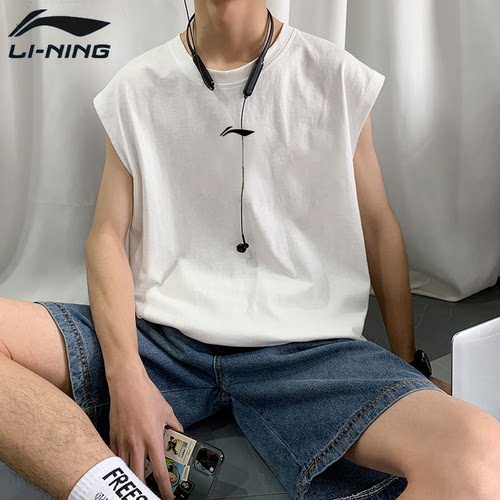李宁背心男夏季新款速干透气亲肤