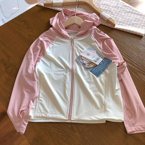 特价UPF50+儿童防晒衣夏季薄款凉感男女童户外防紫外线皮肤衣大码