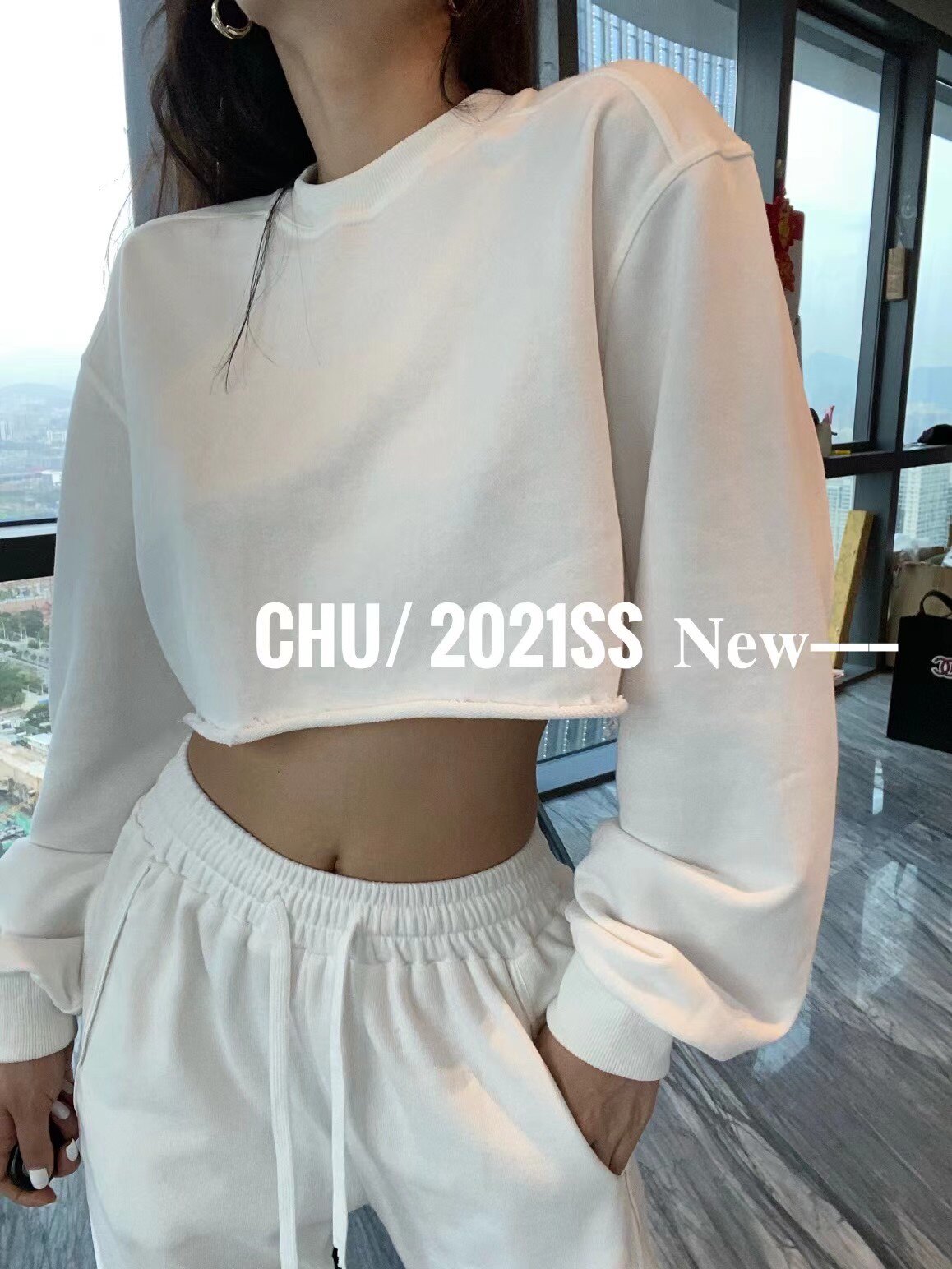 独立设计师品牌时尚显瘦CHU落肩