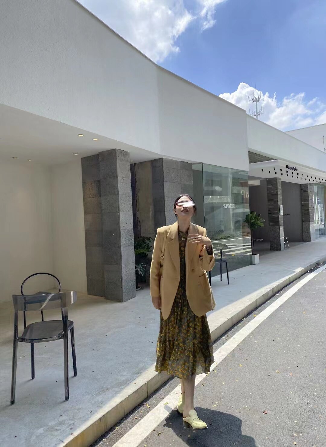YMQY羊毛中长款配腰带西装外套