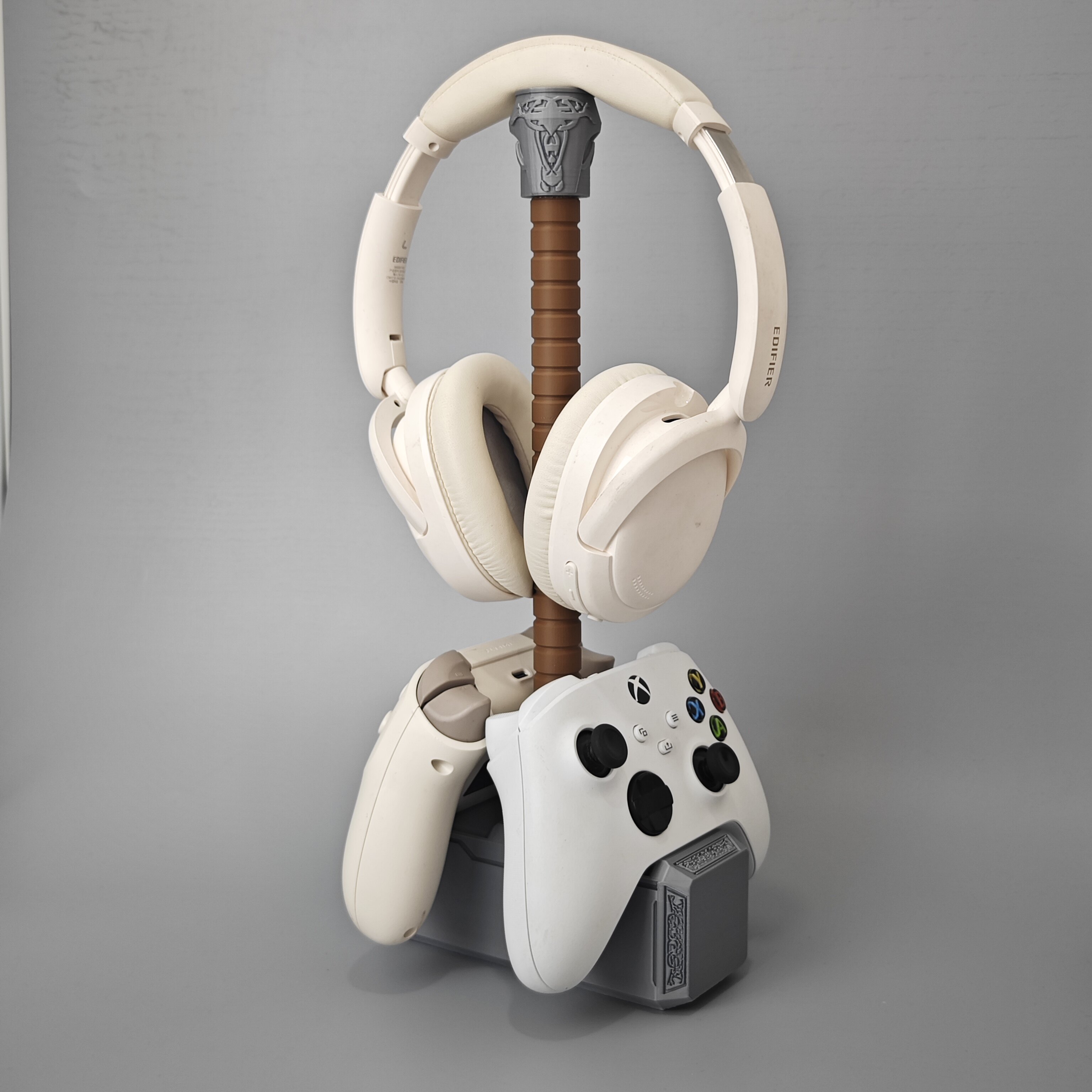 雷神之锤游戏双手柄头戴式耳机整理挂架适用Xbox飞智ps5北通小鸡