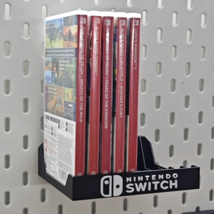 ［宜家洞洞板SKADIS配件］switch游戏卡收纳展示盒10卡带可放