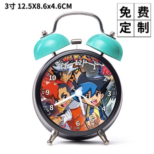 X款17机甲兽神之爆裂飞车闹钟玩具儿童早起神器益智发图定做生日
