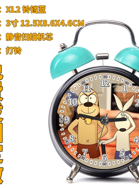 22 功夫兔与菜包狗XL2 闹钟玩具发图定做男孩女孩生日礼物益智音