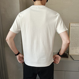夏季时尚男士短袖t恤休闲钢印圆领半袖百搭上衣T95505-P38，男装T恤，电商A239
