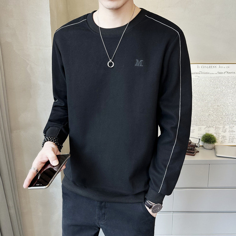 春季新款时尚圆领卫衣韩版打底T恤W6001-P48，男装T恤，电商A239