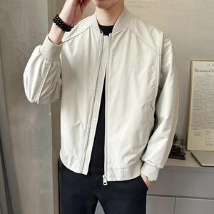 美式飞行员夹克男士2025春秋宽松大码休闲棒球服外套JK6511-P130图片