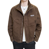 秋季全棉工装风男士立领夹克外套休闲百搭超有型JK7520-P150控199，男装夹克，电商A239