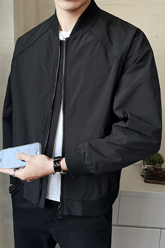 美式飞行员夹克男士2025春秋宽松大码休闲棒球服外套JK6511-P130,男装夹克,电商A239
