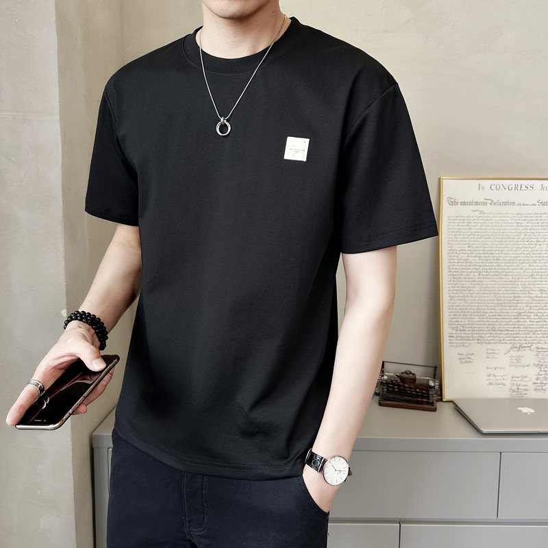 夏季时尚男士短袖t恤休闲圆领半袖百搭上衣T88020-P48，男装T恤，电商A239