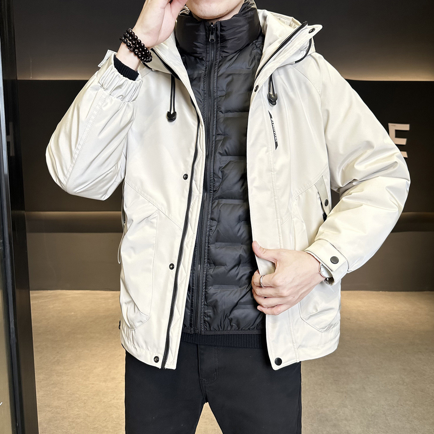三合一系列!内胆可单穿！冬季男士百搭保暖羽绒服外套Y9809-P265,男装羽绒服,电商A239