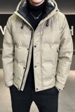 冬季店主风新款连帽羽绒服男短款保暖羽绒外套Y155-P175，男装羽绒服，电商A239