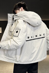 冬季店主风新款工装羽绒服男短款保暖羽绒外套Y3697-P235图片