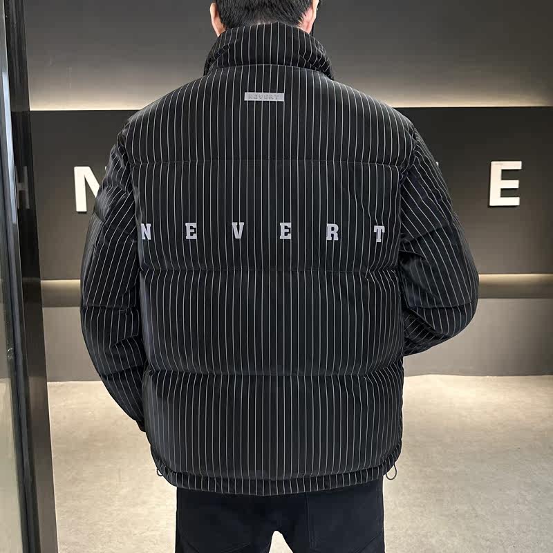 冬季新款立领皮羽绒服男短款外衣保暖羽绒外套Y6803-P195,男装羽绒服,电商A239