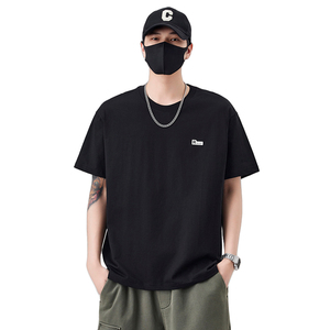 男士短袖T恤夏季新款时尚百搭休闲运动圆领半袖上衣T2202-P38控69图片