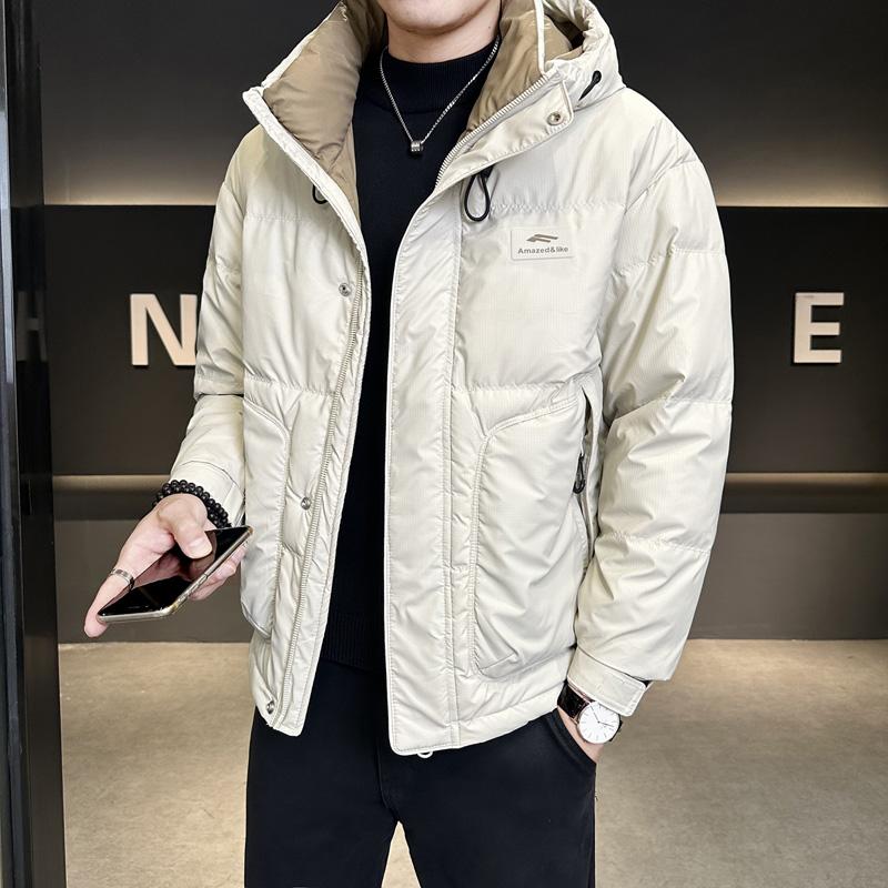 冬季店主风新款连帽羽绒服男短款保暖羽绒外套Y107-P175,男装羽绒服,电商A239
