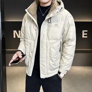 冬季店主风新款连帽羽绒服男 短款保暖羽绒外套Y107-P175图片