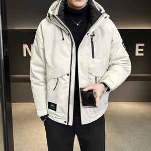 冬季新款店主工装羽绒服男 短款冲锋衣保暖羽绒外套Y117-P200图片