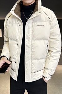 冬季店主风立领羽绒服男 短款外衣 保暖羽绒外套Y582-P165图片
