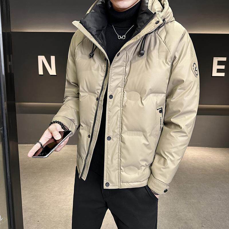 冬季店主风新款连帽羽绒服男短款保暖羽绒外套Y155-P175,男装羽绒服,电商A239