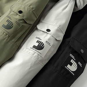 冬季新款店主工装羽绒服男 短款冲锋衣保暖羽绒外套Y128-P200图片