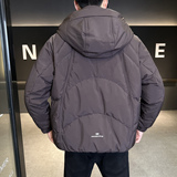冬季店主风新款连帽标羽绒服男短款保暖羽绒外套Y172-P210，男装羽绒服，电商A239