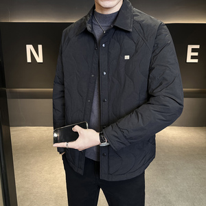 标轻薄羽绒服男冬季潮流翻领短款外套男士夹克Y8906-P165图片