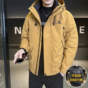 三合一系列! 内胆可单穿！冬季男士百搭保暖羽绒服外套Y9812-P280图片