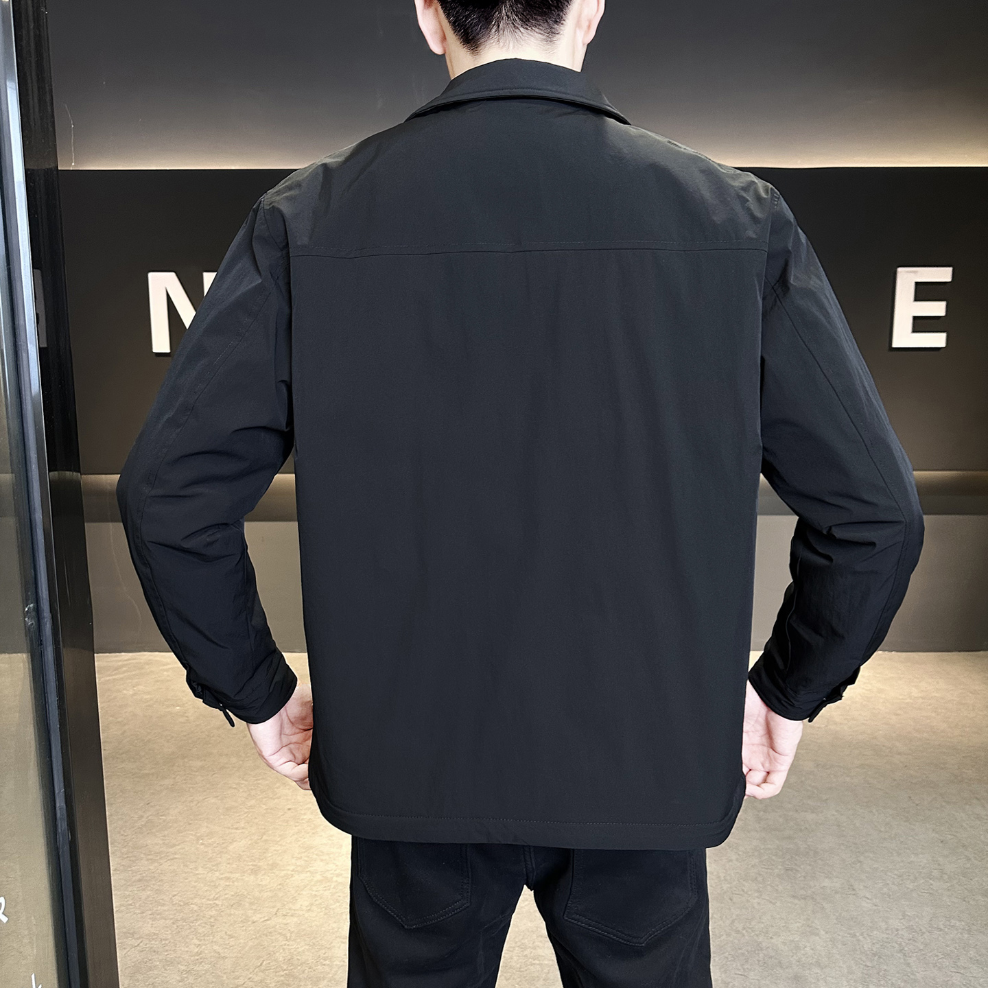 标轻薄羽绒服男冬季潮流翻领短款休闲外套男士夹克Y5530-P165，男装夹克，电商A239