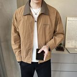 春夏季薄款男士翻领夹克防晒外套时尚百搭休闲上衣JK2518-P108，男装夹克，电商A239