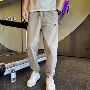 男士休闲裤夏季新款时尚百搭束脚裤运动长裤子男K25076-P68图片