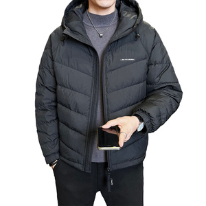 标轻薄排骨羽绒服男冬季潮流连帽短款外套男士夹克Y8611-P175图片