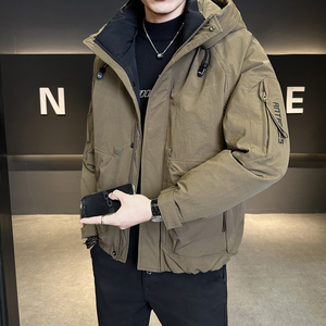 冬季新款工装羽绒服男 短款保暖羽绒外套夹克Y9806-P235图片