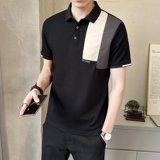 夏季时尚男士短袖t恤休闲翻领半袖体恤青年百搭上衣PL9450-P68，男装Polo衫，电商A239