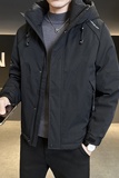 标户外男士连帽羽绒服冬季潮牌高级感防寒服工装外套Y177-P245，男装羽绒服，电商A239