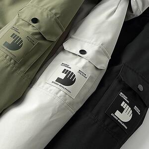 冬季新款店主工装羽绒服男 短款冲锋衣保暖羽绒外套Y128-P200图片