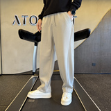 运动裤潮牌卫裤宽松直筒男裤春季休闲裤裤子K1072-P68，男装休闲裤，电商A239