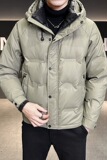 冬季店主风新款连帽羽绒服男短款保暖羽绒外套Y155-P175，男装羽绒服，电商A239